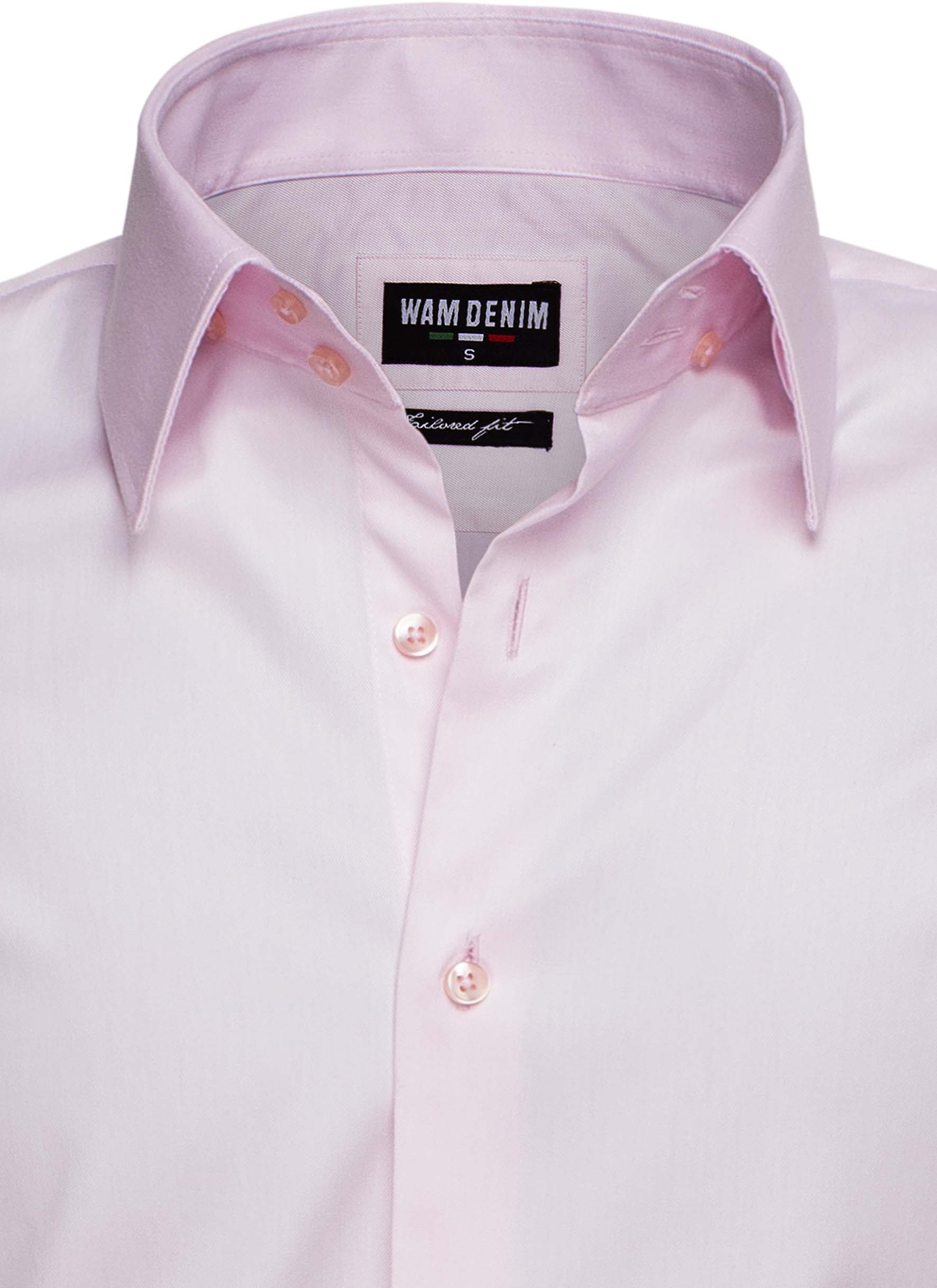 Overhemd Lange Mouw 75507 Pink