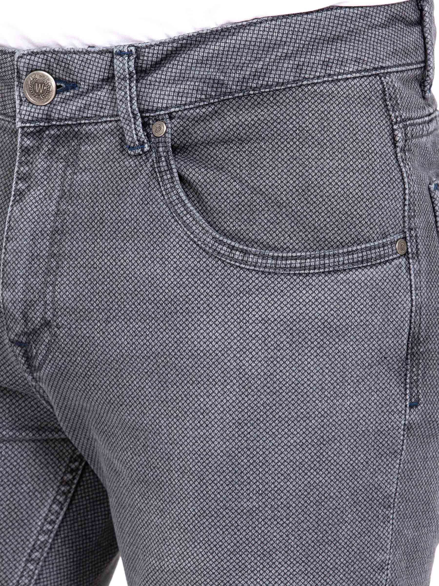 Lombardo Regular Fit Textured Anthracite Jeans
