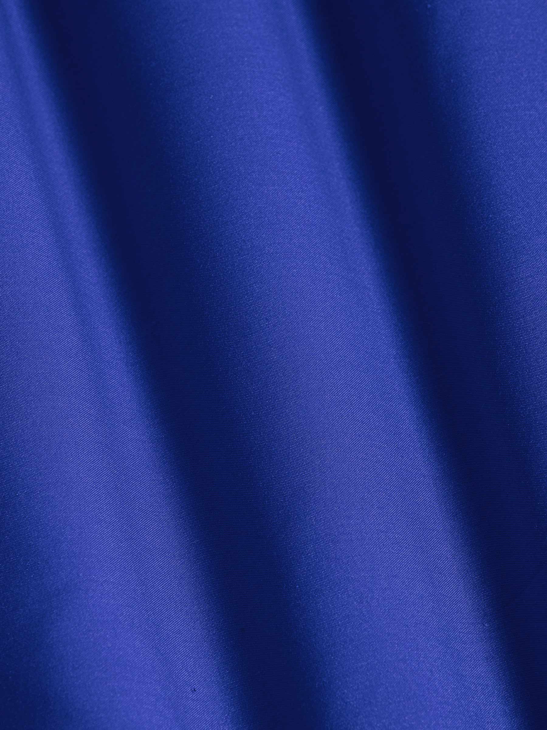 Leira Solid Royal Blue Overhemd Lange Mouw