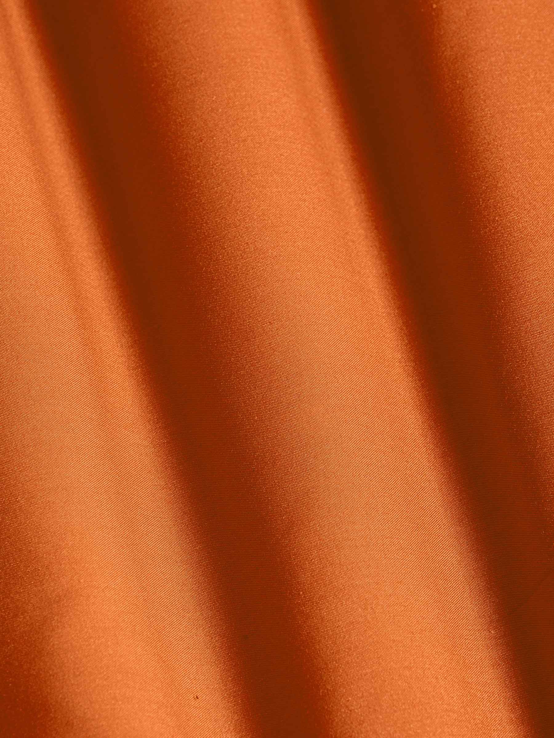 Leira Solid Orange Overhemd Lange Mouw