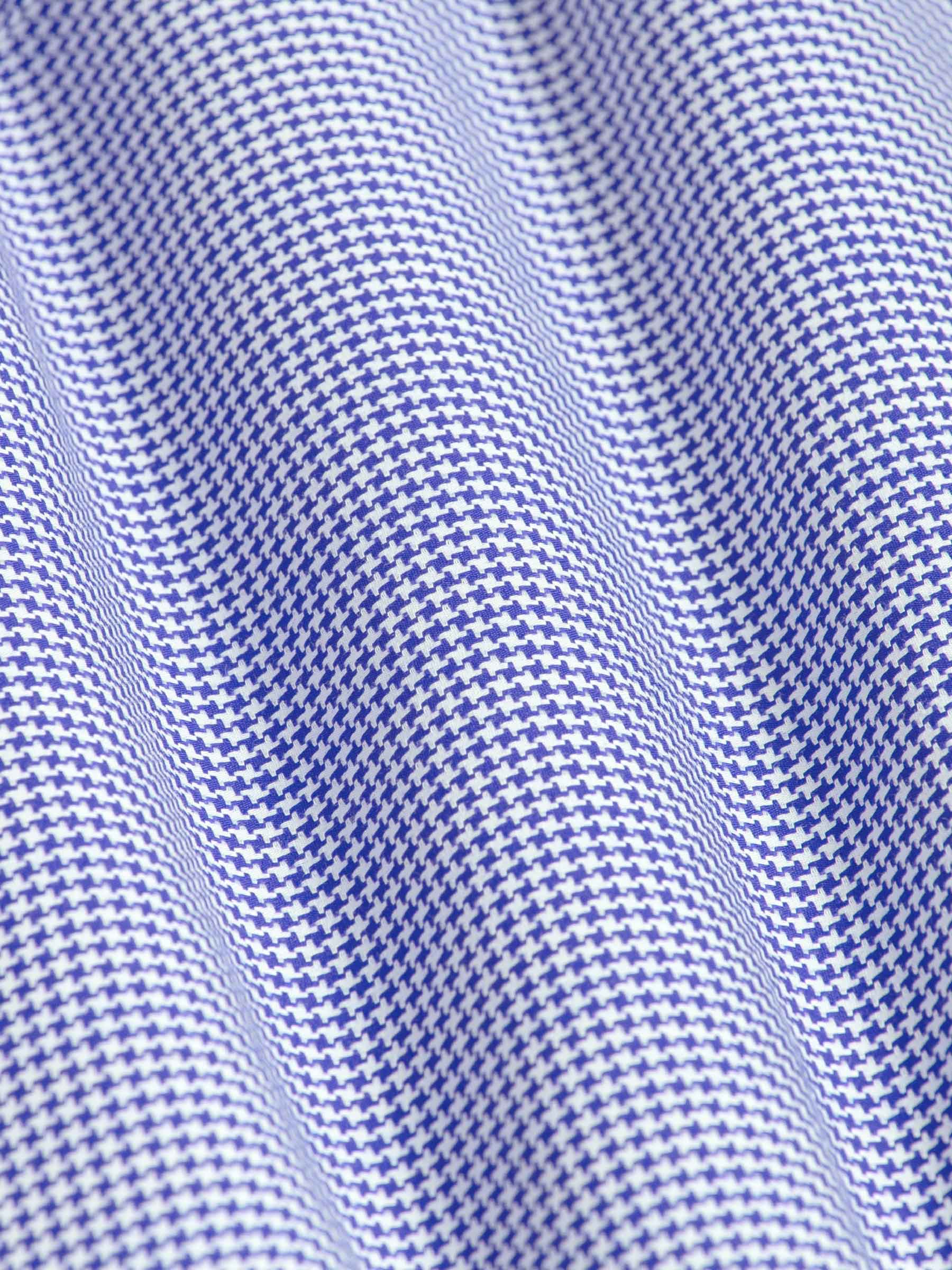 Vermilion Checkered Blue Overhemd Lange Mouw