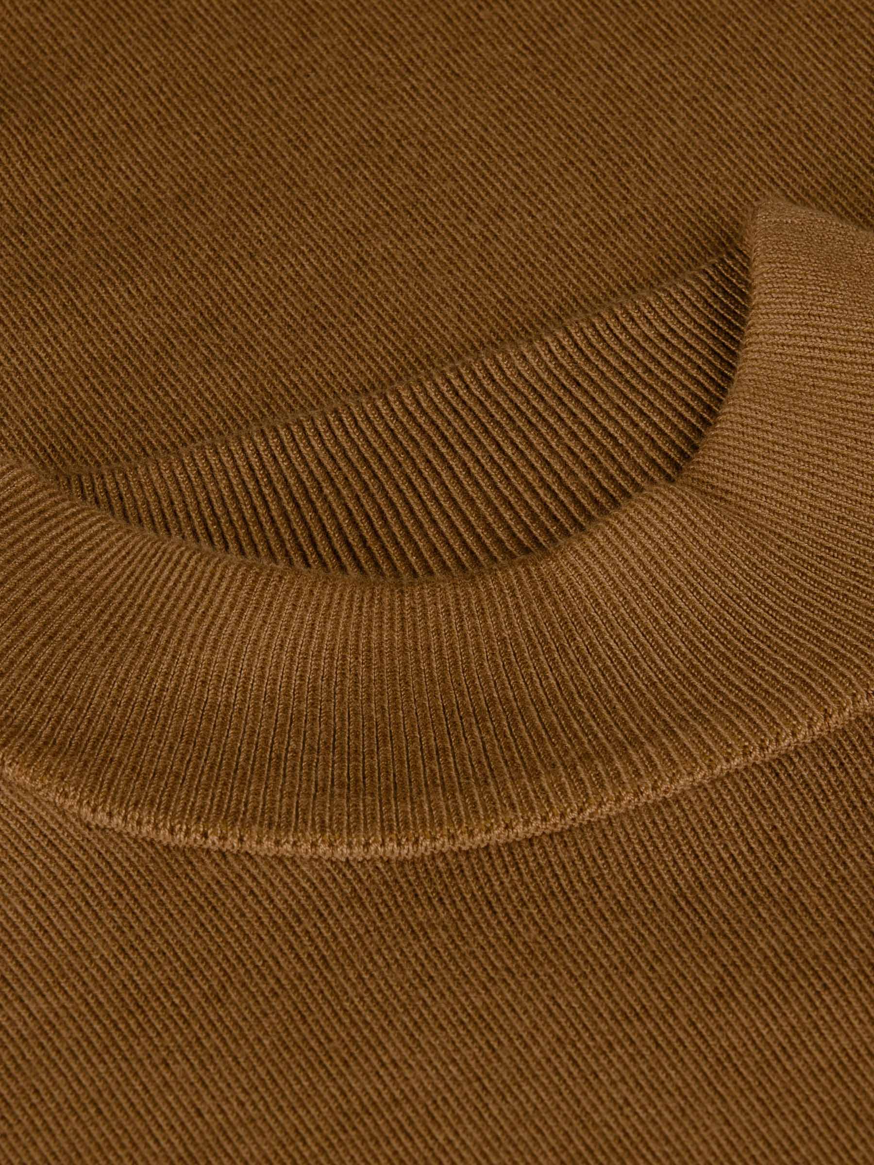 Siena Round-Necked Brown Sweater