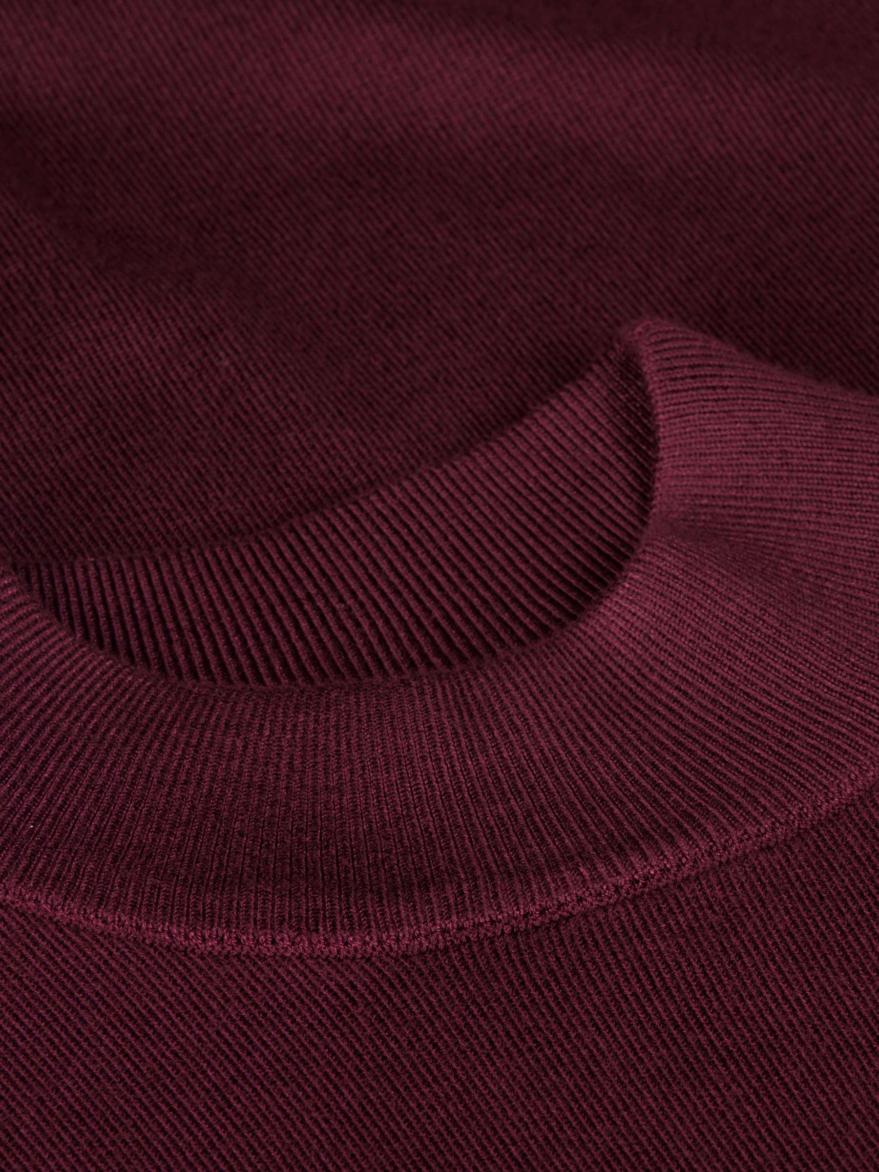 Siena Round-Necked Dark Red Sweater