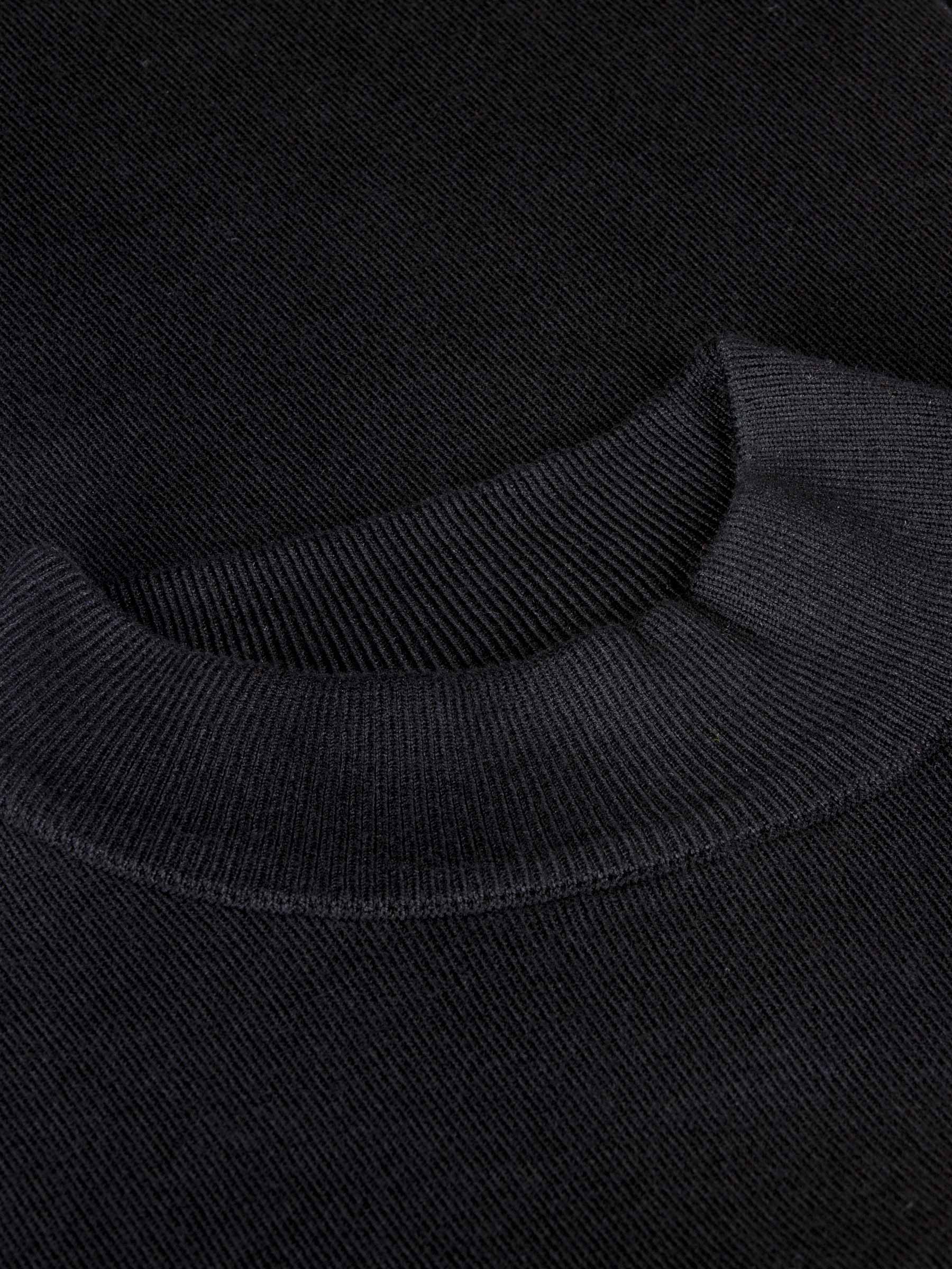 Siena Round-Necked Black Sweater