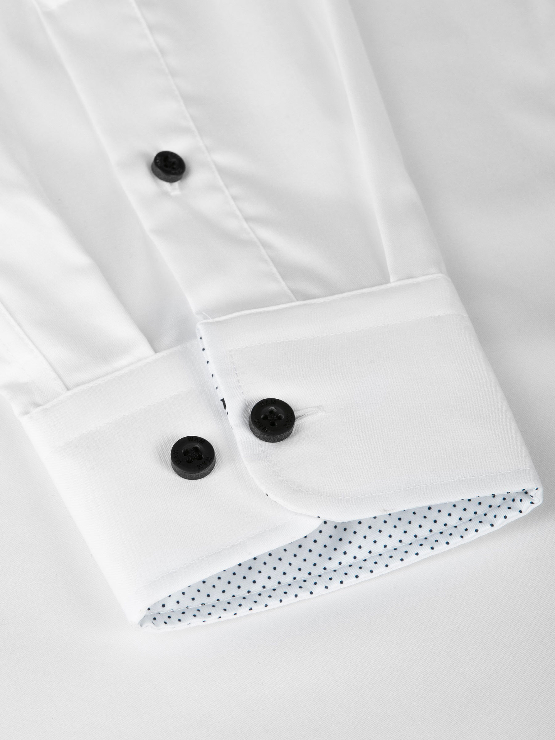 Celestial Tailored Fit White Overhemd Lange Mouw