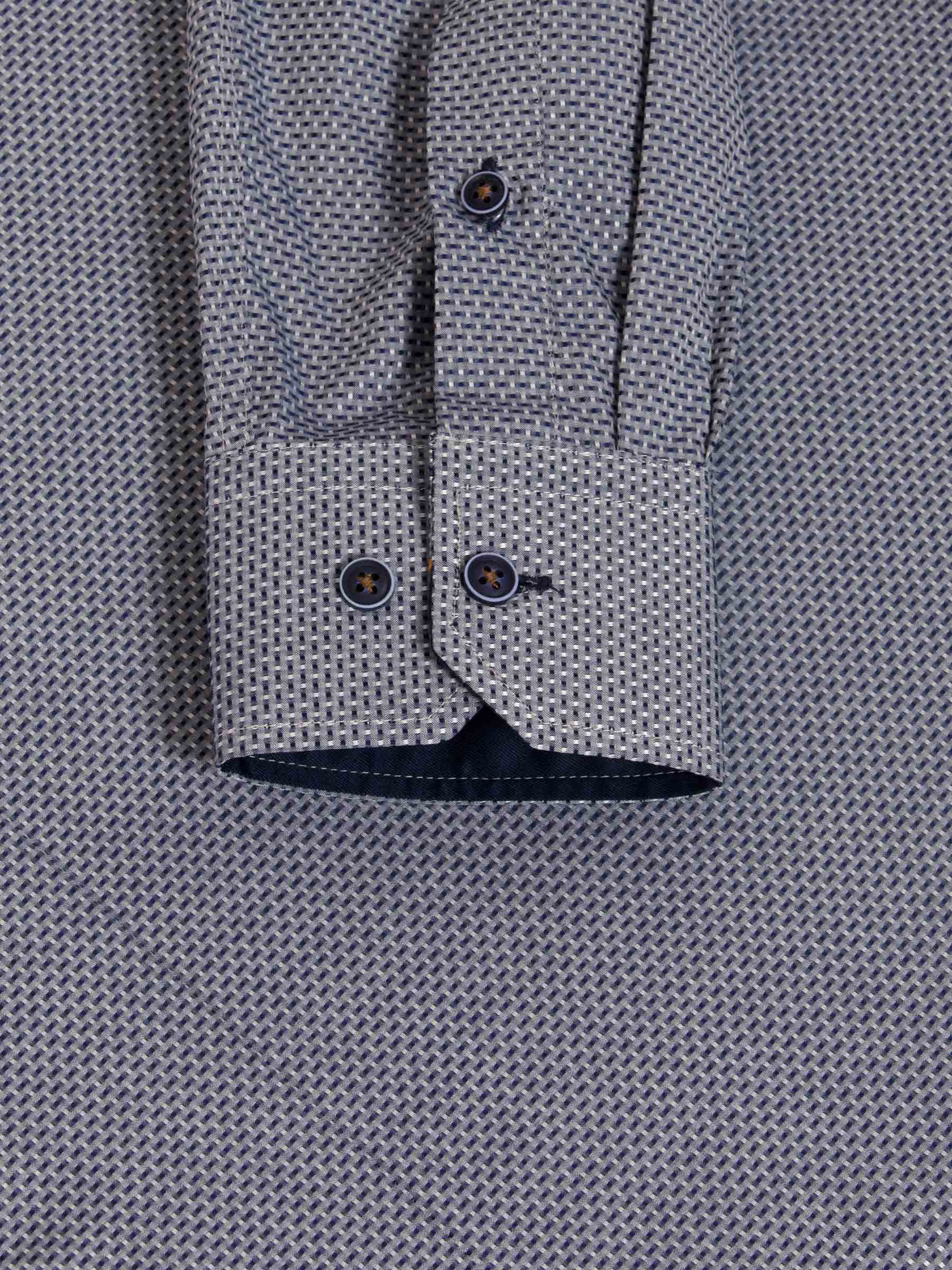 Braxton Regular Fit Grey Overhemd