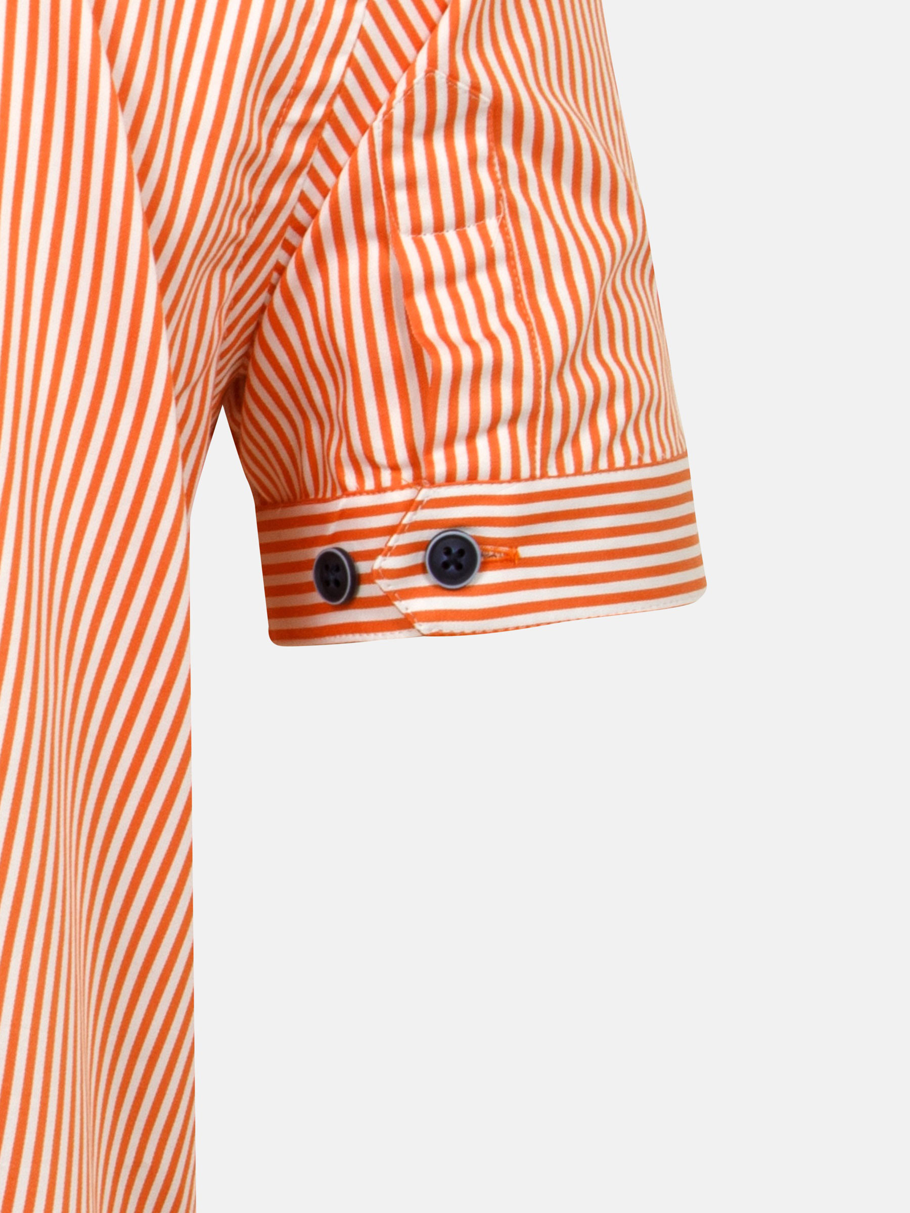 Levi Tailored Fit Orange Overhemd Korte Mouw