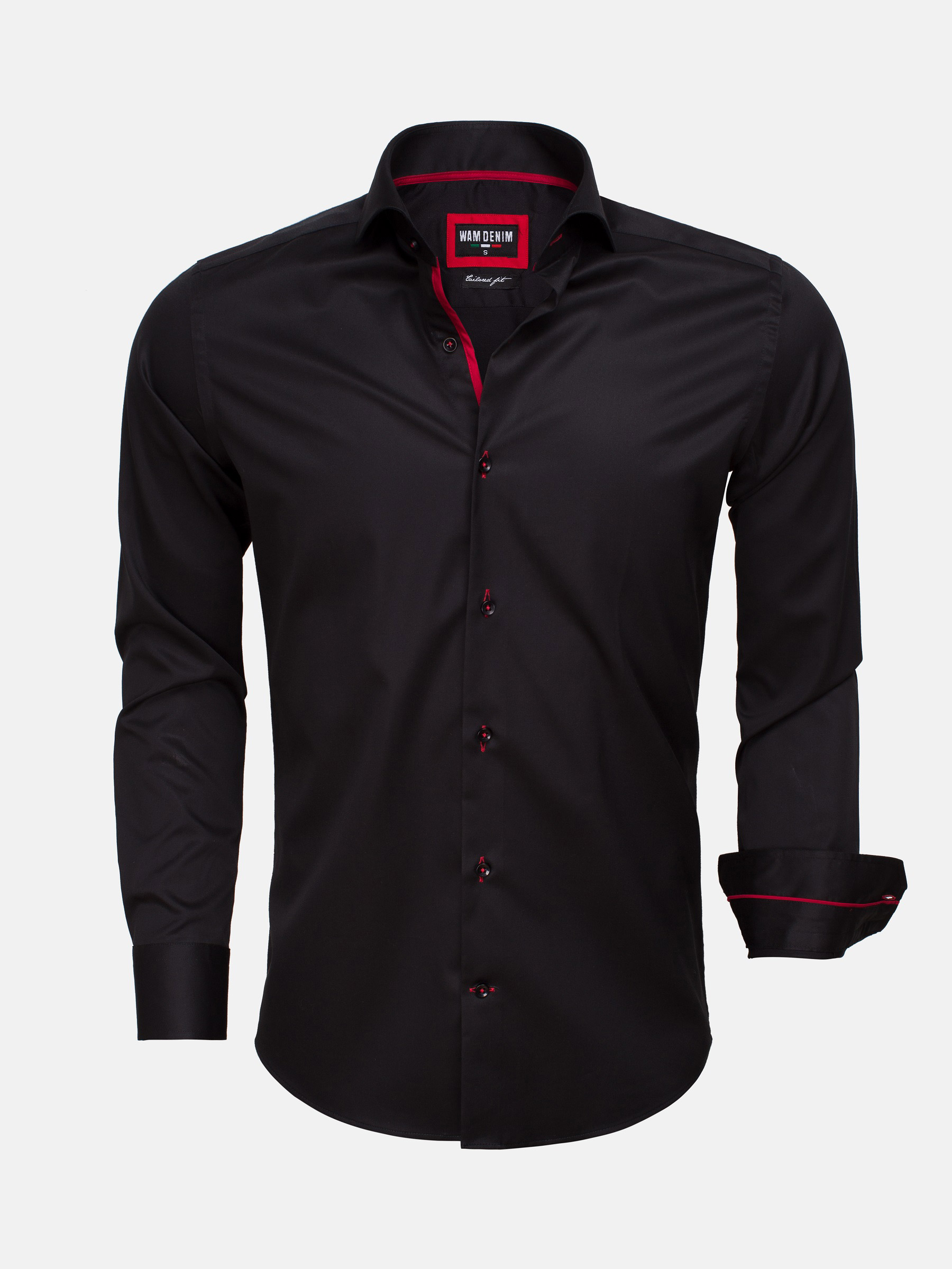 WAM Denim Overhemd 75525 Jaen Black-