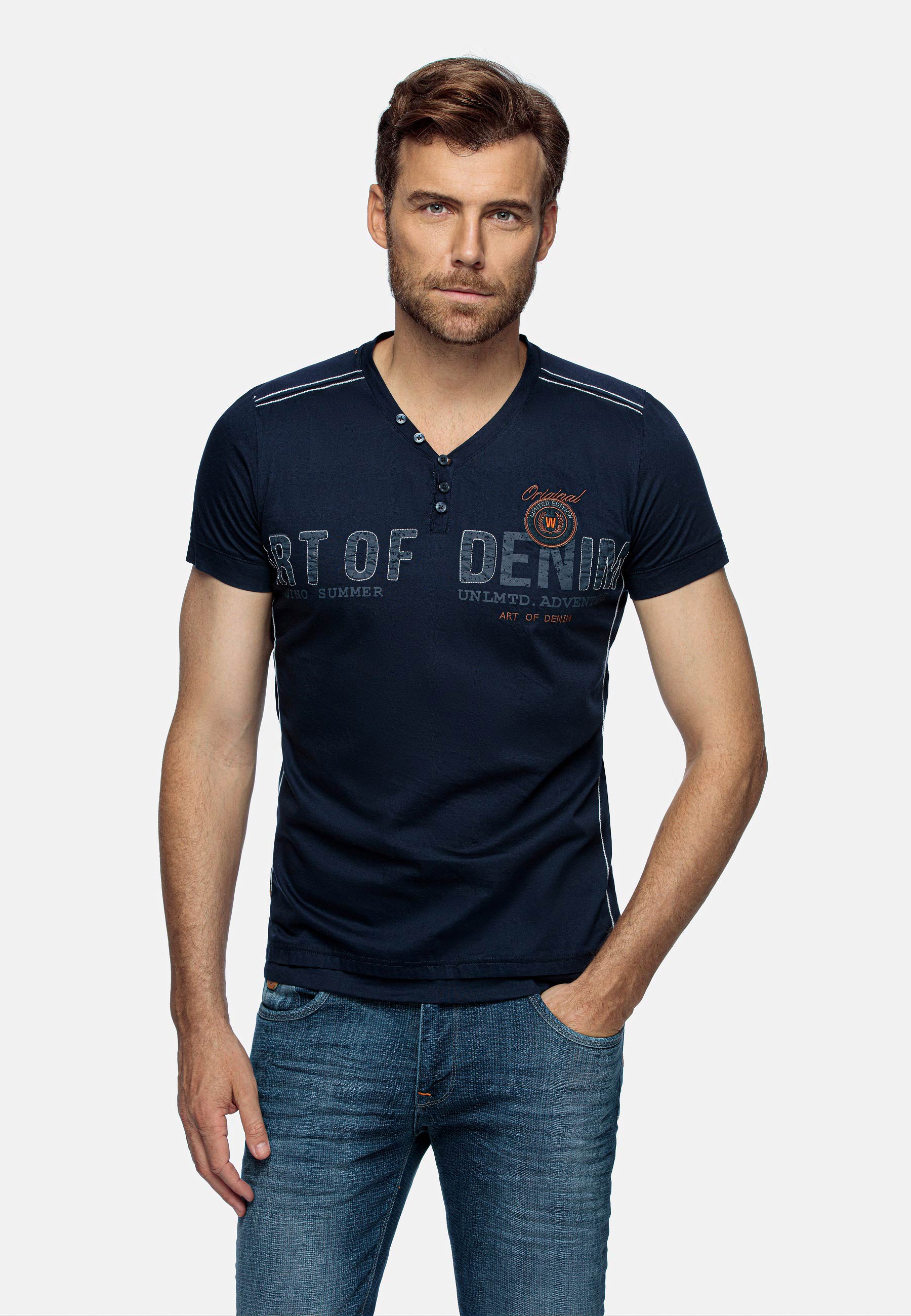 WAM Denim T-shirt 79558 Bercas Navy-