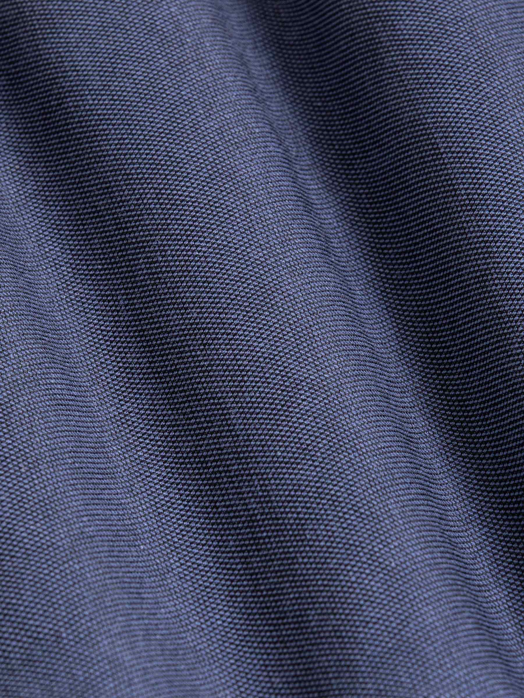 Flers Double Collar Dark Indigo Overhemd Lange Mouw-3XL