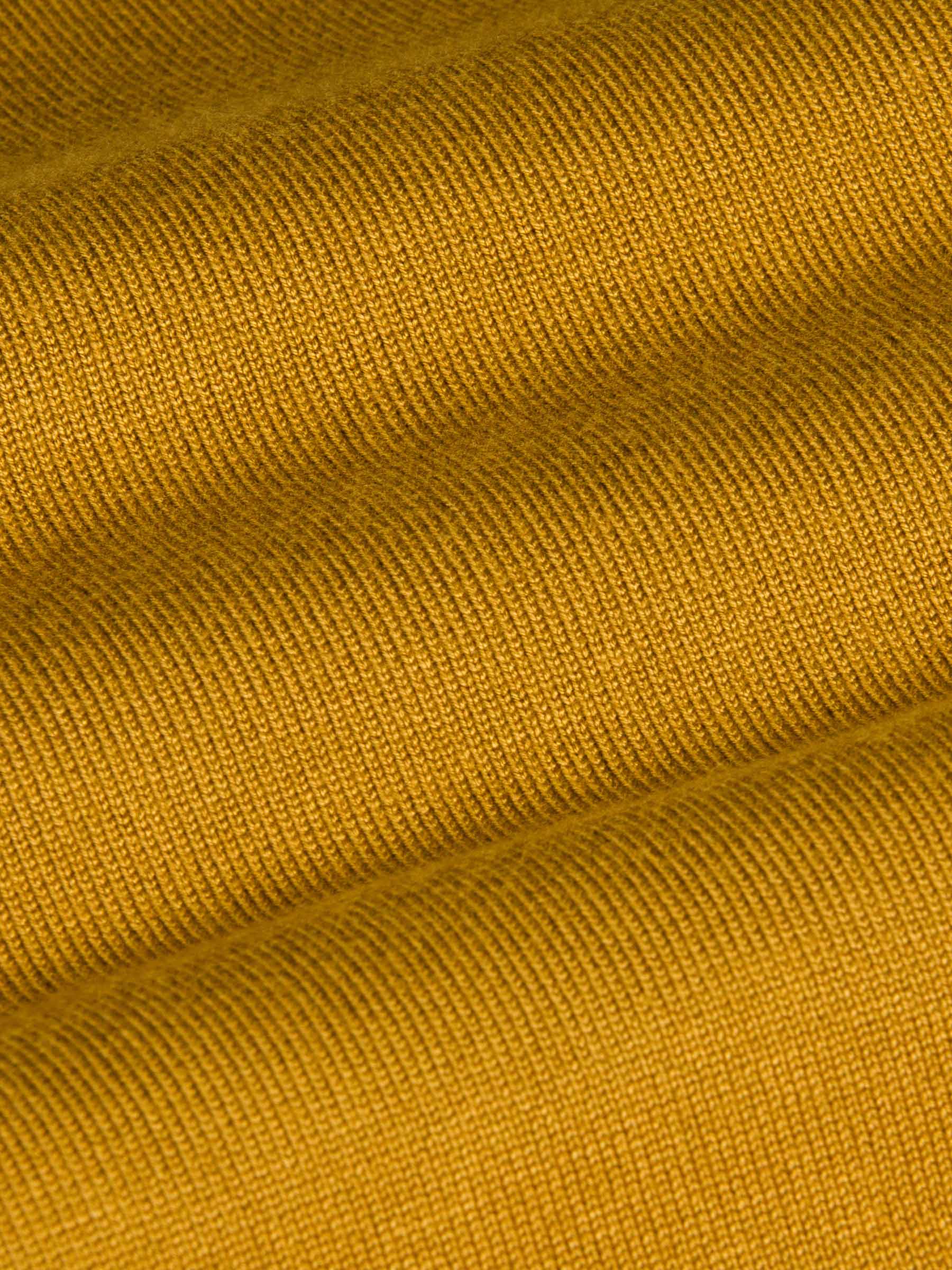 Siena Round-Necked Dark Yellow Sweater-XL