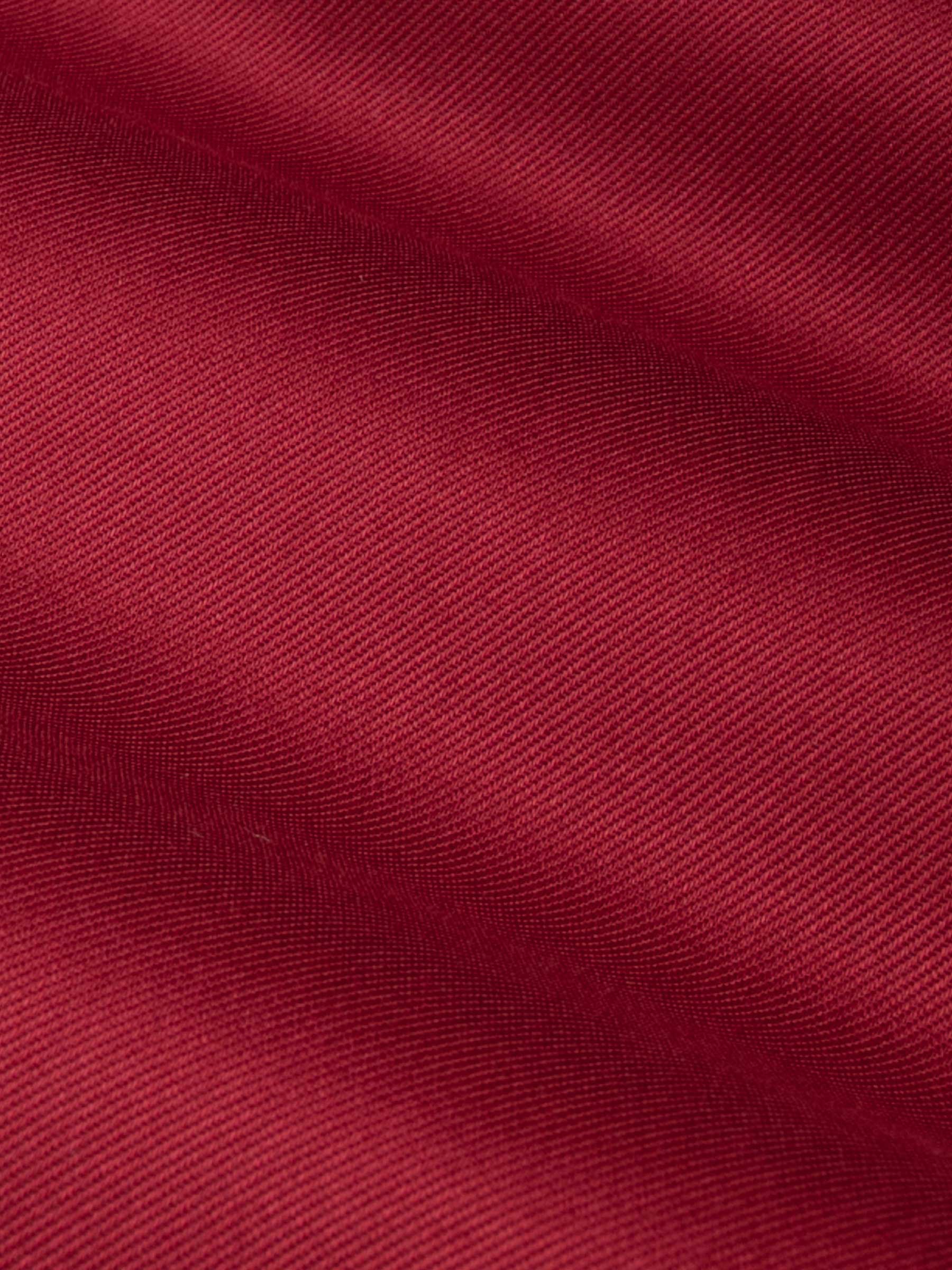 Lance Solid Red Overhemd Lange Mouw-M