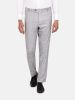 Ground Checkered Slim Fit Grey Pantalon
